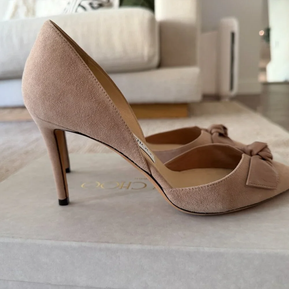 Jimmy Choo Twinkle 85 Ballet Pink; US6 / EU36 - Picture 2 of 6